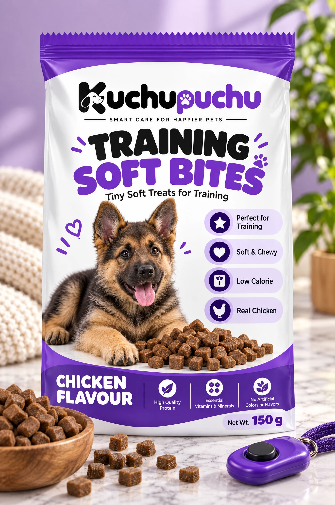 Kuchupuchu Training Soft Bites - 150 g