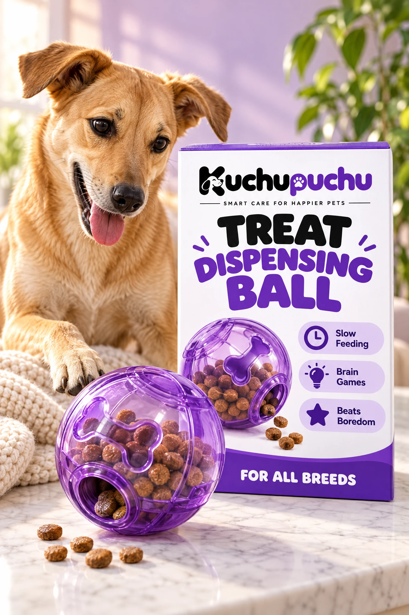 Kuchupuchu Treat Dispensing Ball